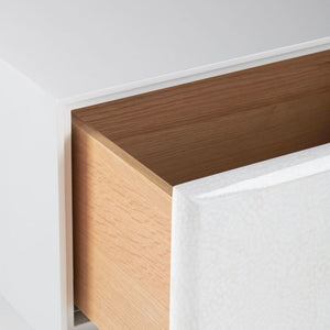 1-Drawer Side Table - White | Elisa Collection | Villa & House