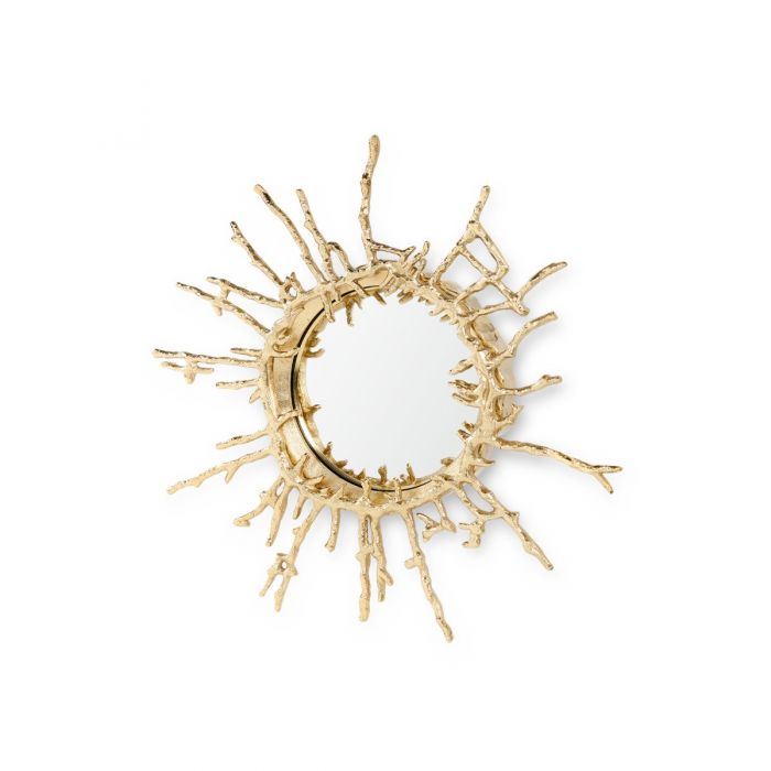 EUROPA MIRROR, BRASS FINISH | Villa & House