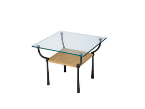Renzo Side Table in Black Iron