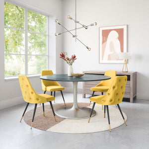 Metropolis Dining Table 60" Black