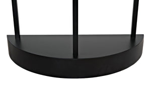Spago Bookcase, Black Metal