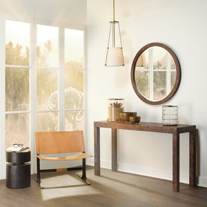 Dylan Round Side Table in Charcoal