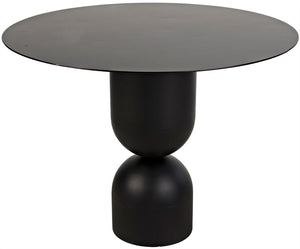 Wanda Dining Table - Black Metal