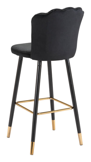 Zinclair Bar Chair Black