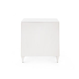 3-Drawer Side Table - White | Fairfax Collection | Villa & House