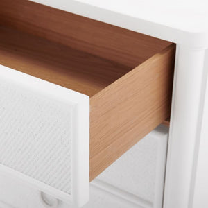 3-Drawer Side Table - White | Fairfax Collection | Villa & House