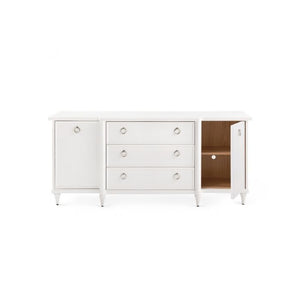 3-Drawer 2-Door Cabinet - White | Fairfax Collection | Villa & House