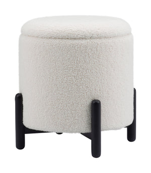 Calistoga Ottoman Ivory