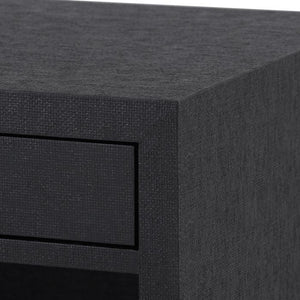 2-Drawer Side Table - Black | Frances Collection | Villa & House