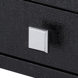 2-Drawer Side Table - Black | Frances Collection | Villa & House