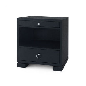 2-Drawer Side Table - Black | Frances Collection | Villa & House