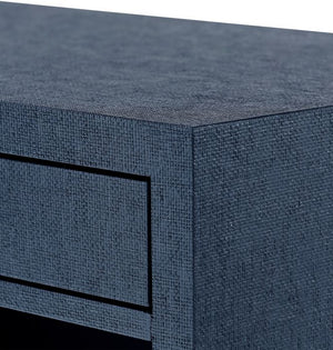 2-Drawer Side Table - Deep Navy Blue | Frances Collection | Villa & House