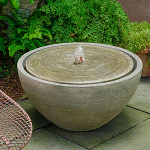 Cast Stone Portola Fountain - Greystone (Additional Patinas Available)