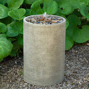 Cast Stone Tall Salinas Pebble Fountain - Greystone (Additional Patinas Available)