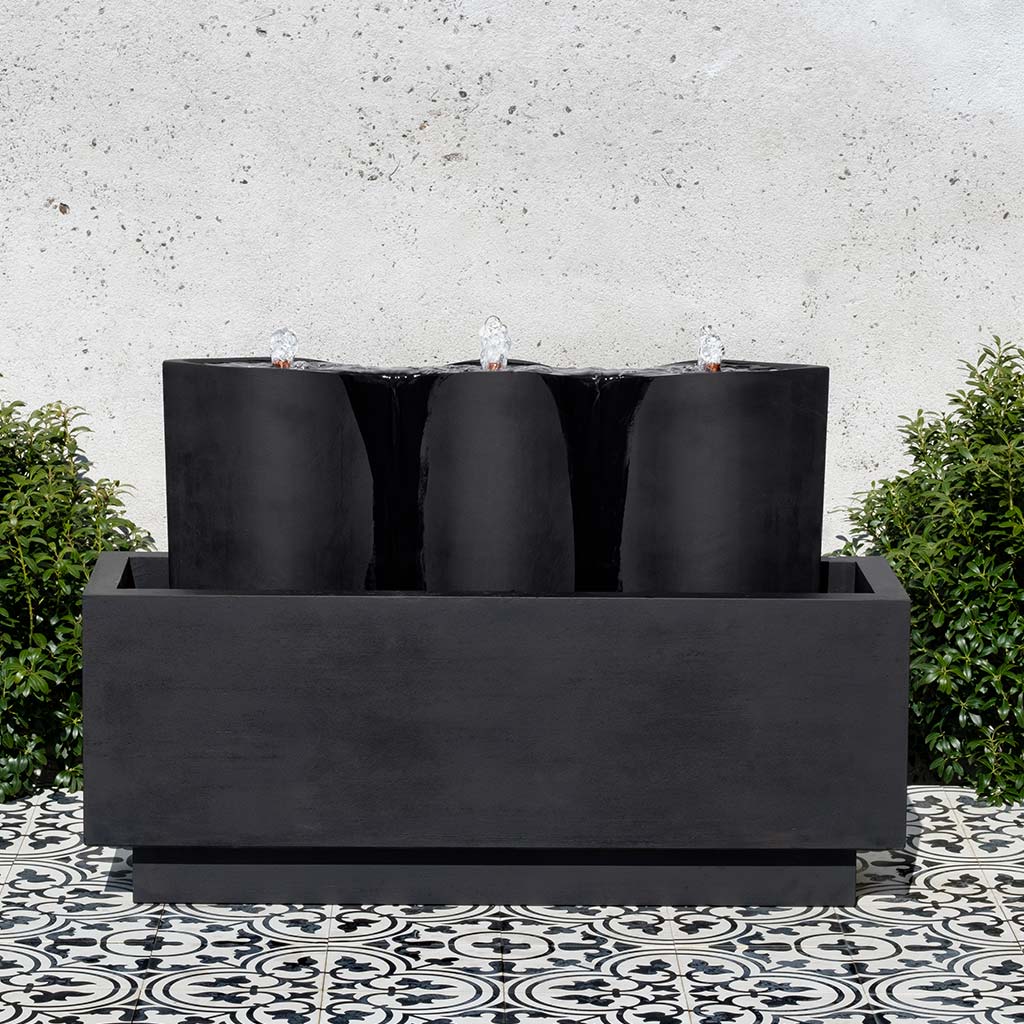 Cast Stone Samba Fountain - Nero Nuovo (Additional Patinas Available)