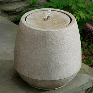 Cast Stone Outdoor Fountain - Greystone (Additional Patinas Available)