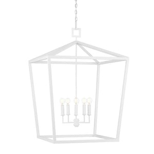 Denison White Large Chandelier