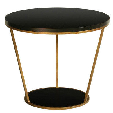 Furniture - Blair Round Side Table - Black (See More Finish Options)
