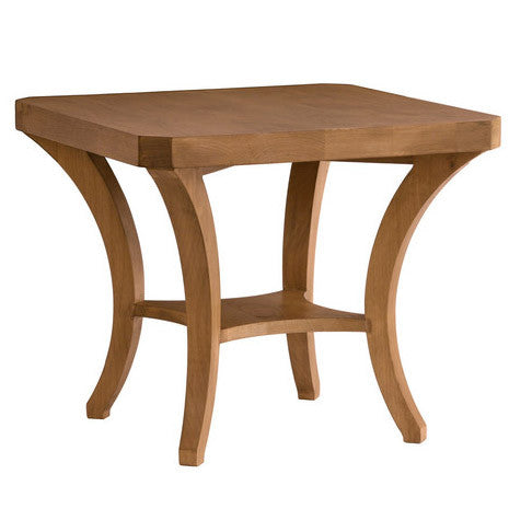 Furniture - Carter Flared Leg Side Table - Almond Tan ( 28 Finish Options )
