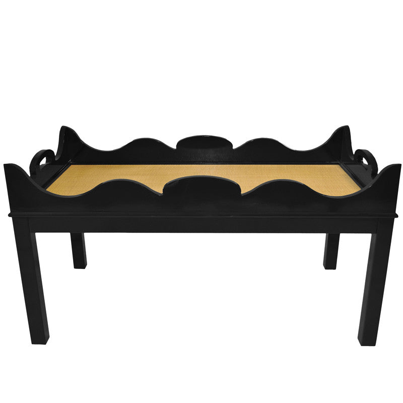 Furniture - Charleston Lacquer Coffee Table - Black (16 Colors Available)