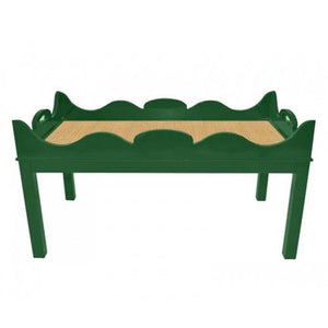 Charleston Lacquer Coffee Table - Green (Additional Colors Available)