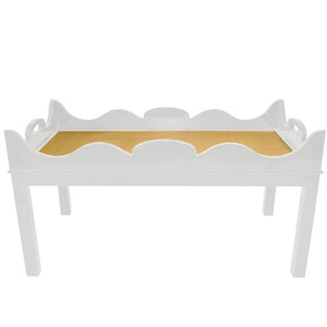 Charleston Lacquer Coffee Table - White (Additional Colors Available)