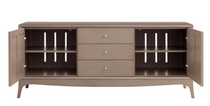 Furniture - Fiona 3 Drawer Entertainment Media Console - Robin's Egg Blue ( 28 Finish & 3 Hardware Options )