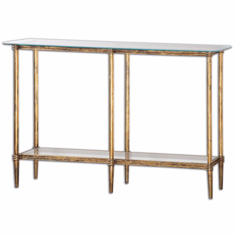 Furniture - Gold Leaf Console Table