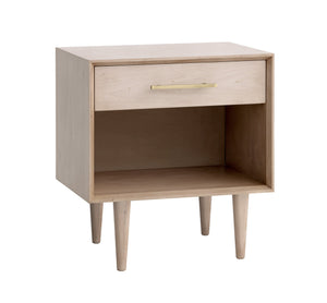 Furniture - London One Drawer Nightstand - Rustic Cashew ( 28 Finish & 3 Hardware Options )