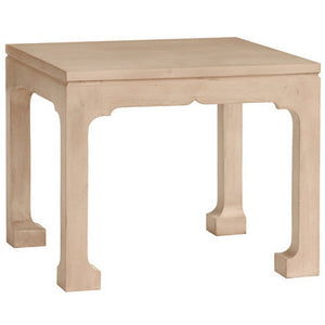 Furniture - Morris Square Asian Side Table - Cashew ( 28 Finish Options)