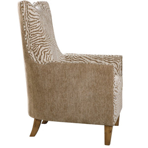 Furniture - Neutral Zebra Arm Chair