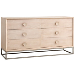 Furniture - Spencer Six Drawer Dresser - Cashew ( 28 Finish & 3 Frame Options )