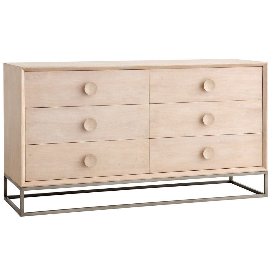 Furniture - Spencer Six Drawer Dresser - Cashew ( 28 Finish & 3 Frame Options )