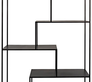 Marquise Bookcase  Black Metal