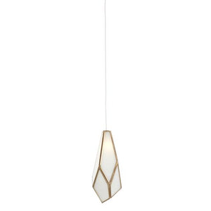 Glace White 1-Light Multi-Drop Pendant