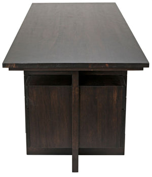 Bridge Desk - Ebony Walnut