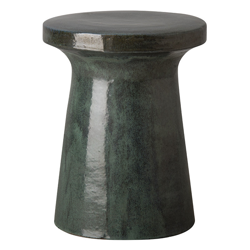 Garden Stools - Large Round Peg Garden Stool- Green Kelp