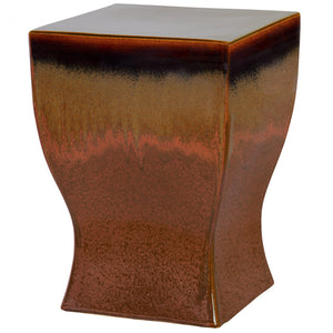 Garden Stools - Square Garden Stool - Brown Copper