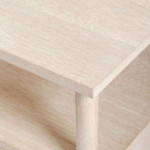 1-Drawer Side Table - Bleached Cerused Oak - Espresso | Gabriel Collection | Villa & House