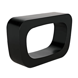 Ponte Console, Black Steel
