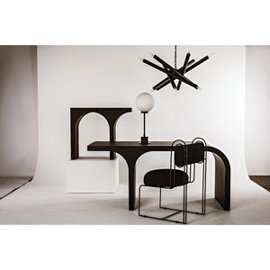 Maximus Console/Side Table, Black Steel