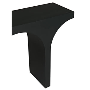 Maximus Console/Side Table, Black Steel