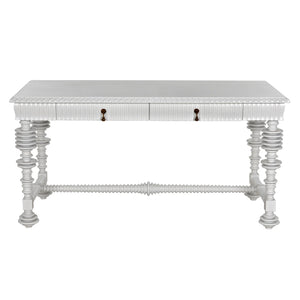 Portuguese Desk, Small, Solid White