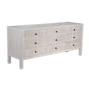 Conrad 9 Drawer Dresser, White Wash
