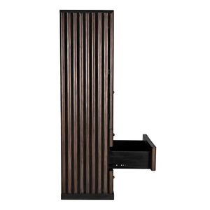 Amunet Hutch, Pale Rubbed with Light Brown Trim
