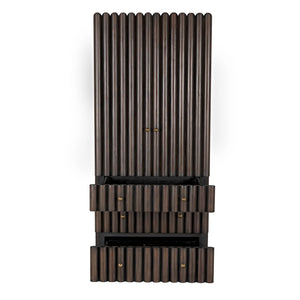 Amunet Hutch, Pale Rubbed with Light Brown Trim