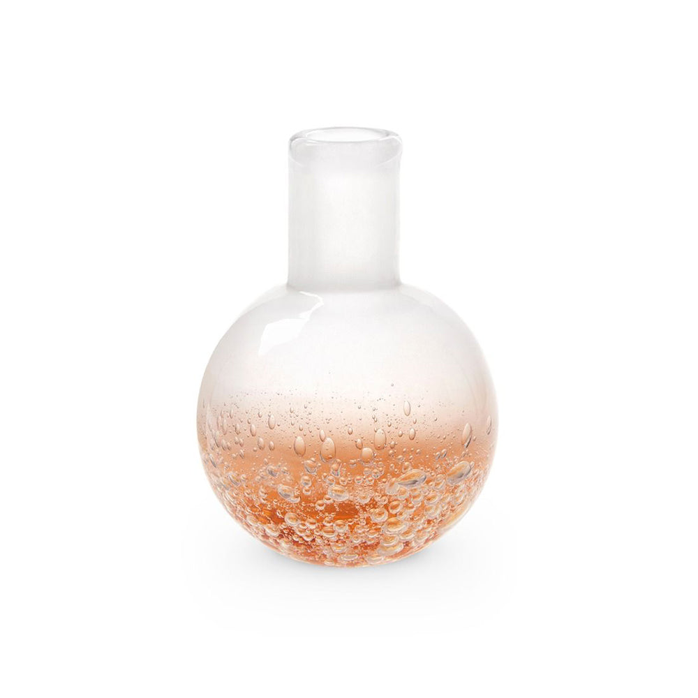 Small Mouth Blown Seeded Glass Vase – Blush Pink | GiorgioCollection | Villa & House