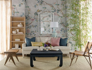Large Square Coffee Table in Storm Blue | The Bethany Collection | Villa & House
