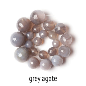 30" Malibu Beaded Chandelier with Arms – Grey Agate Beads