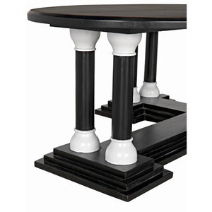 Desoto Coffee Table, Pale and Solid White